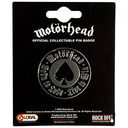 Motorhead Pin Badge - Hell Patrol Metal | Buy Now For 9.99