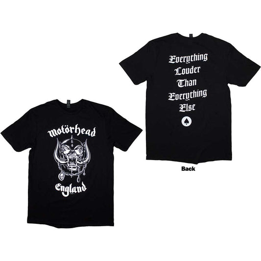 Motorhead T Shirt - England | Buy Now For 24.99