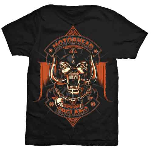 Motorhead T Shirt - Orange Ace