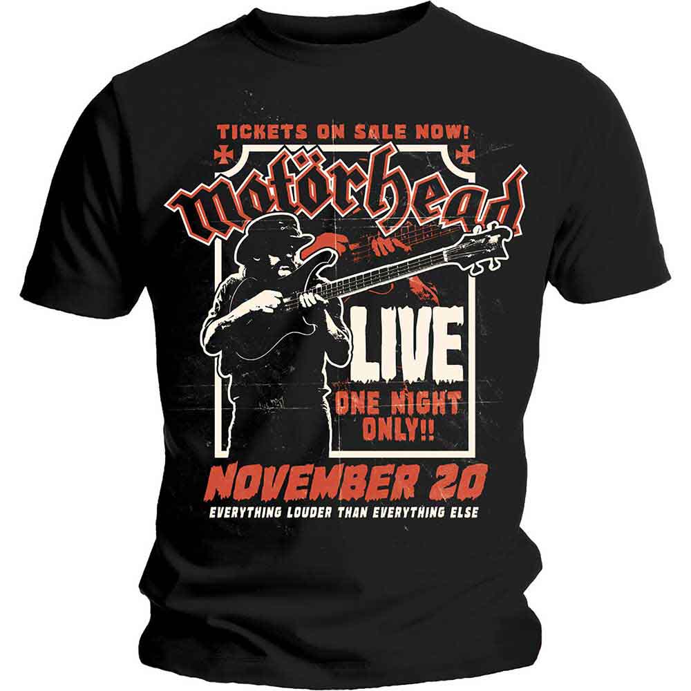 Motorhead T Shirt - Lemmy Firepower