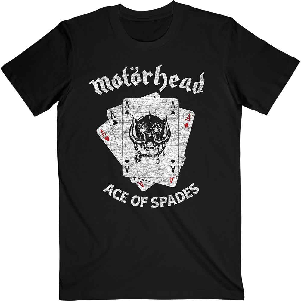 Motorhead T Shirt - Flat Warpig Aces