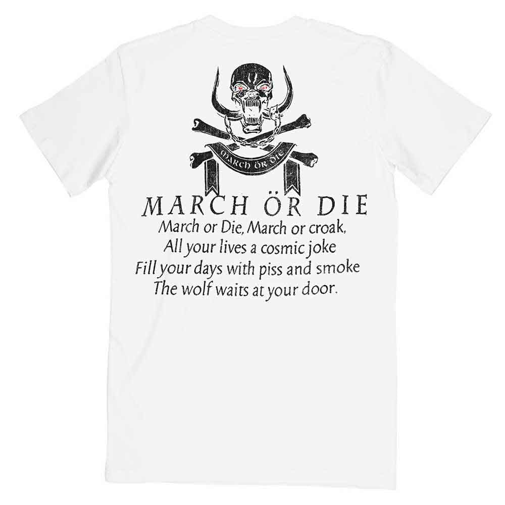 Motorhead T Shirt - March Or Die