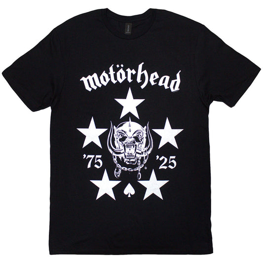 Motorhead T Shirt - 50 Years Bmg Logo | Buy Now For 24.99