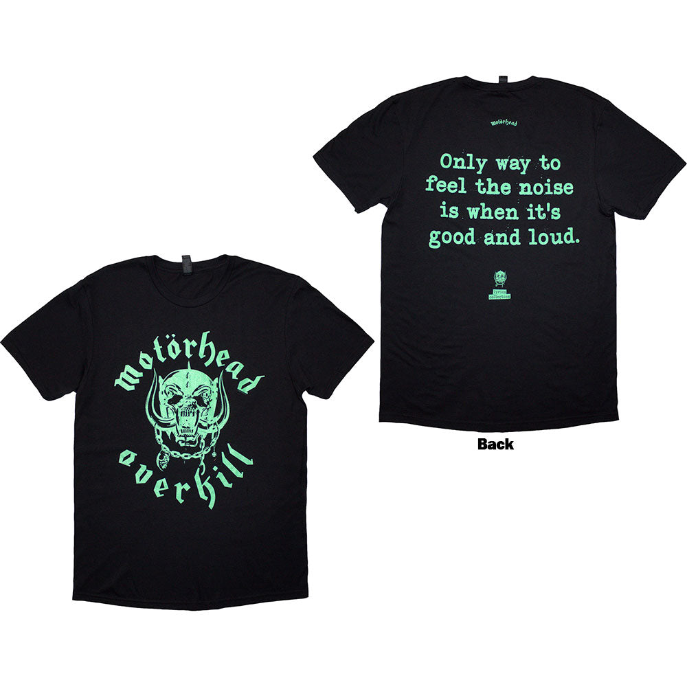 Motorhead T Shirt - Overkill Lyric | Buy Now For 24.99