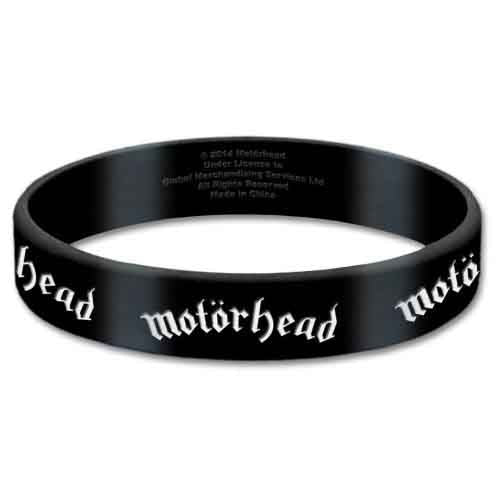 Motorhead Wrist Bands - Rubber Gummy - Logo