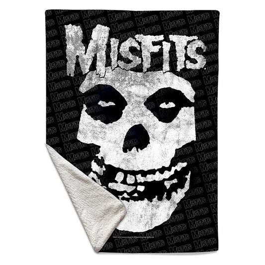 Rocksax Misfits Sherpa Fleece Blanket - Fiend  | Buy Now From £39.99