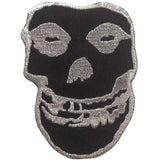 Misfits Patches - Iron On - Inverted Silver Skull