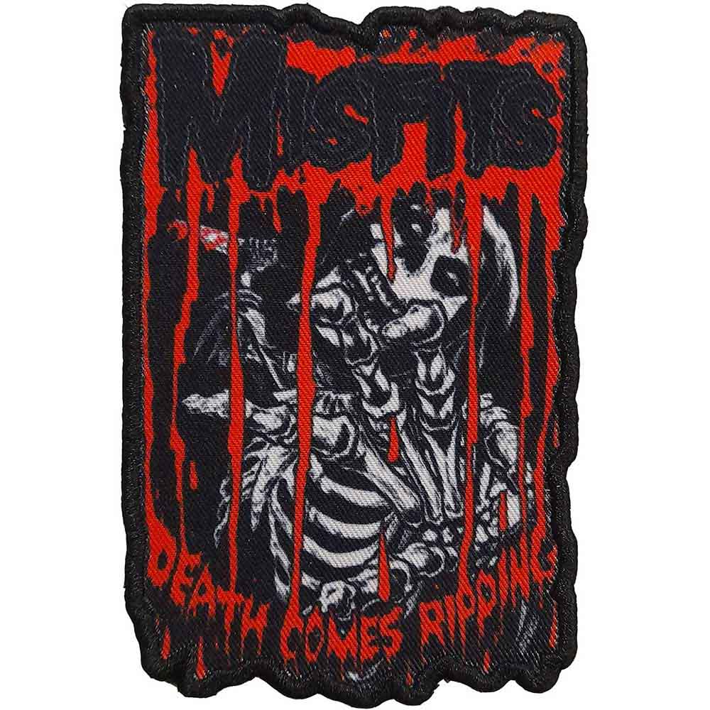 Misfits Patches - Iron On - Death Comes Ripping
