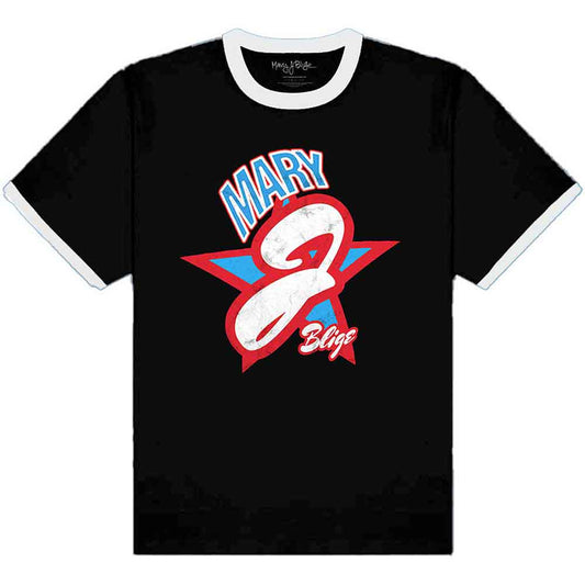 Mary J Blige T Shirt - Americana Ringer