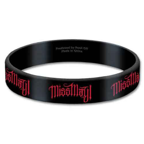 Miss May I Wrist Bands - Rubber Gummy - Logo