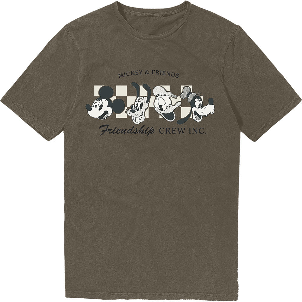 Disney T Shirt - Mm Friendship Crew Inc Stone Wash | Buy Now For 24.99