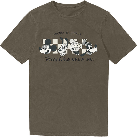 Disney T Shirt - Mm Friendship Crew Inc Stone Wash | Buy Now For 24.99