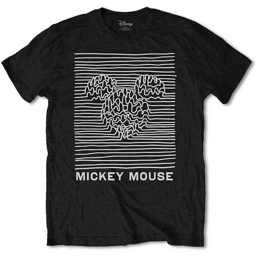 Disney T Shirt - Mickey Mouse Unknown Pleasures | Buy Now For 19.99