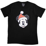 Disney T Shirt - Mickey Mouse Santa Hat | Buy Now For 19.99