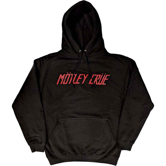 Mötley Crüe Hoodie - Distressed Logo