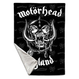 Rocksax Motorhead Sherpa Fleece Blanket - England  | Buy Now From £39.99