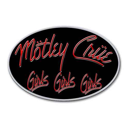 Mötley Crüe Pin Badge - Girls Girls Girls Logo