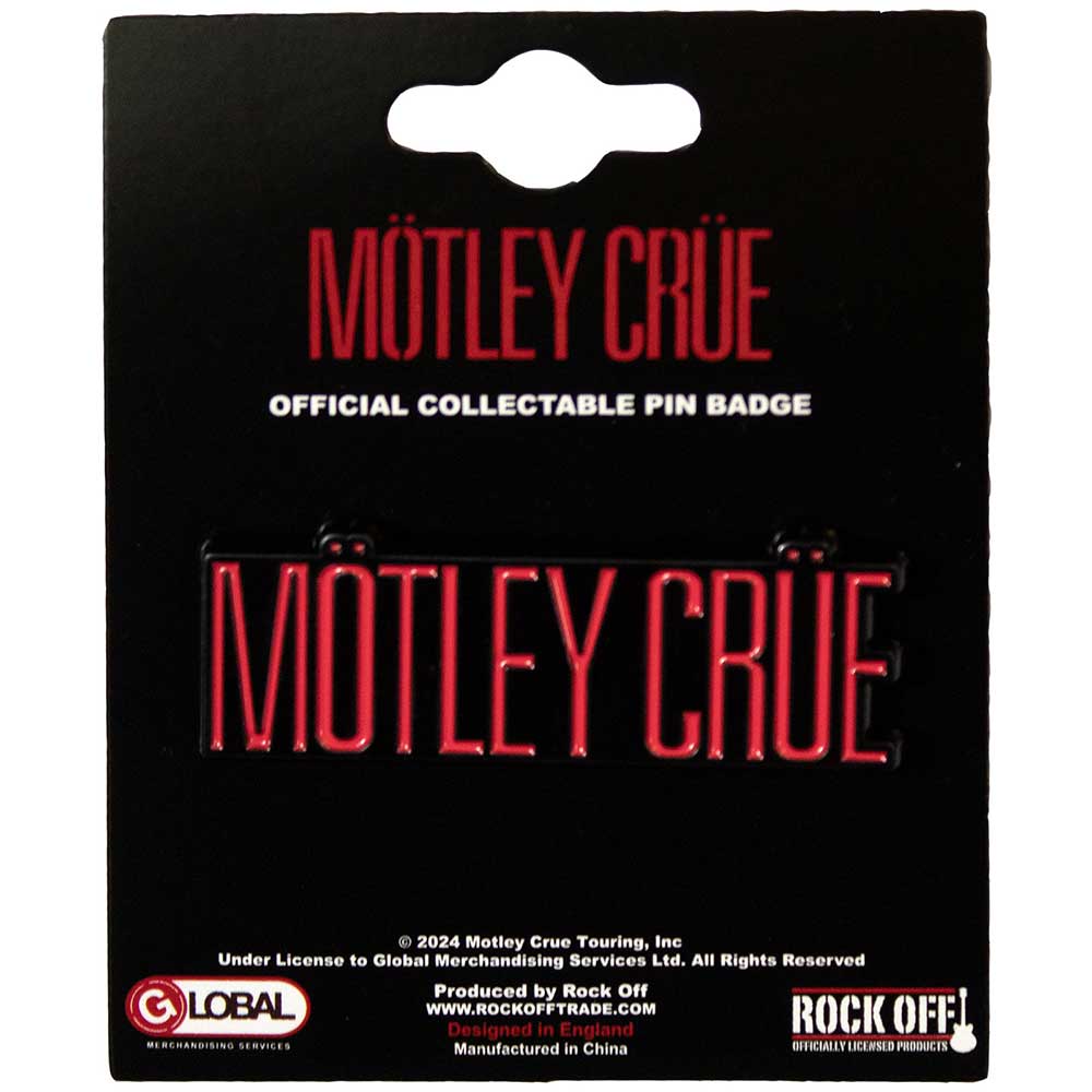 Mötley Crüe Pin Badge - Logo