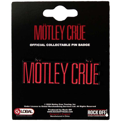 Mötley Crüe Pin Badge - Logo