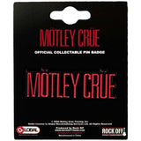 Mötley Crüe Pin Badge - Logo