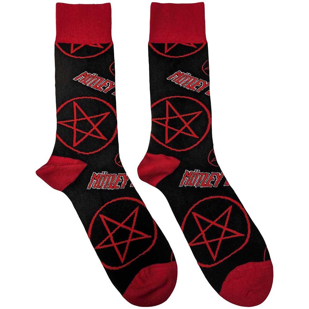 Mötley Crüe Ankle Socks - Logos & Pentagrams