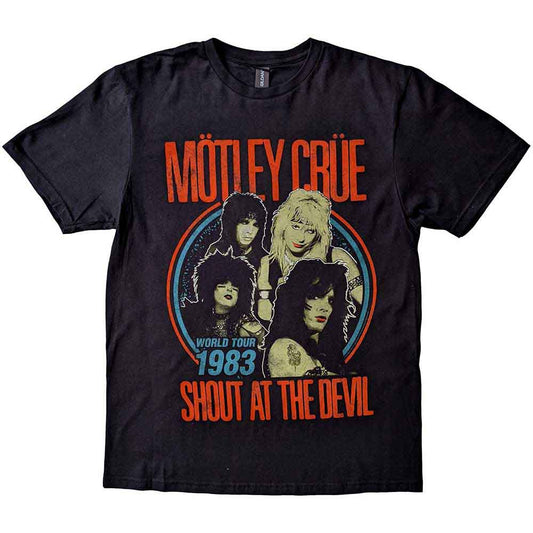 Mötley Crüe T Shirt - Vtge Shout At The Devil 83 Tour