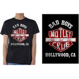 Mötley Crüe T Shirt - Bad Boys Shield