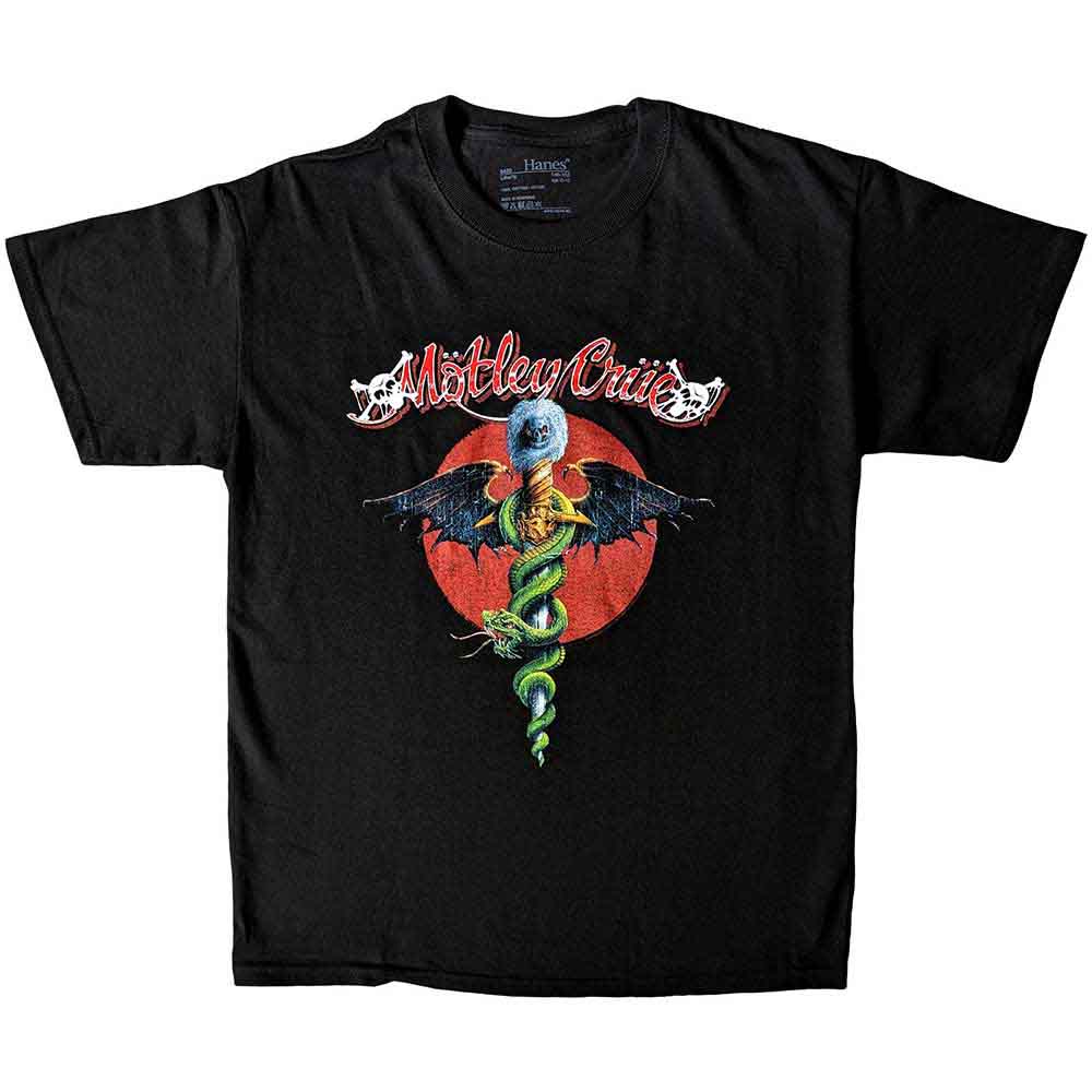 Mötley Crüe Children's T Shirt - Feelgood Red Circle