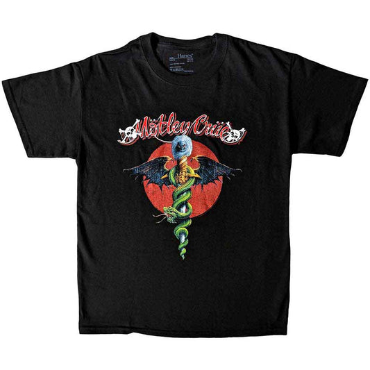 Mötley Crüe Children's T Shirt - Feelgood Red Circle