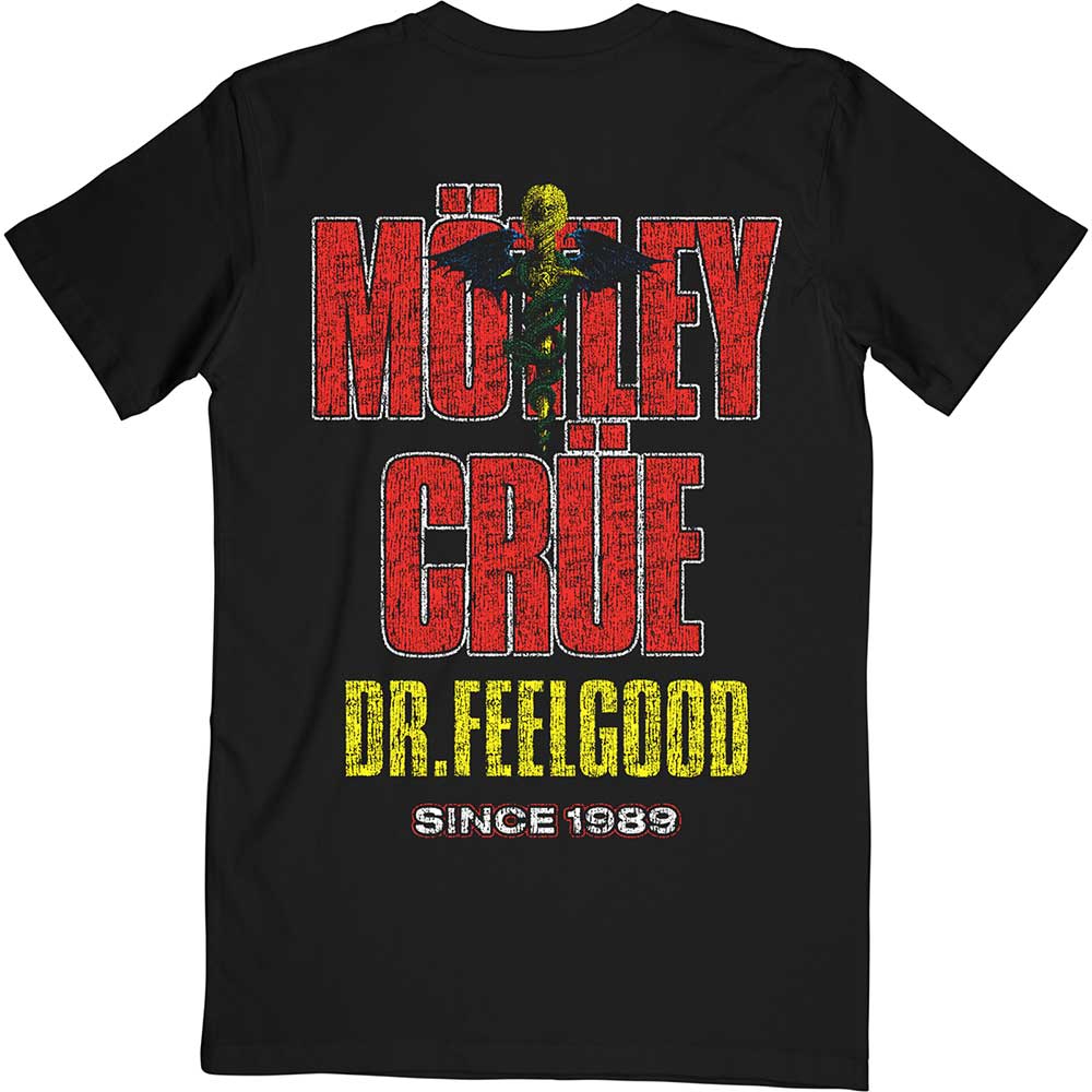 Mötley Crüe T Shirt - Dr Feelgood Circle Photo