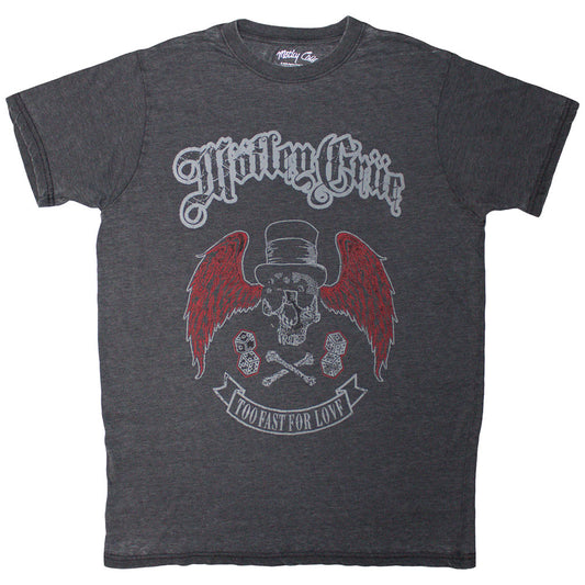 Motley Crue T Shirt - Skull Wings | Buy Now For 24.99