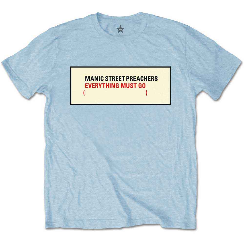Manic Street Preachers T Shirt - Everything Must Go