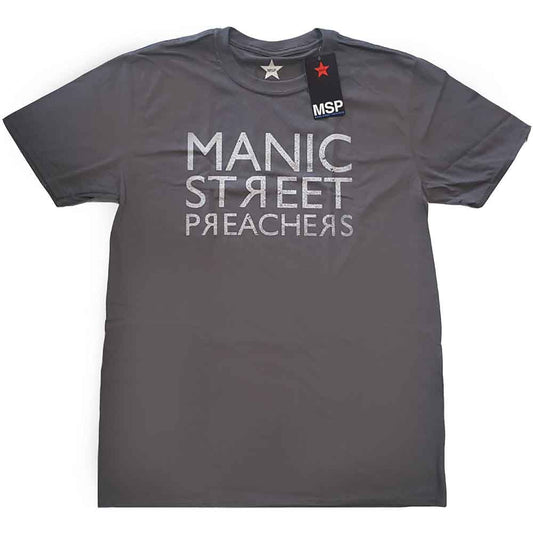 Manic Street Preachers T Shirt - Reversed Logo
