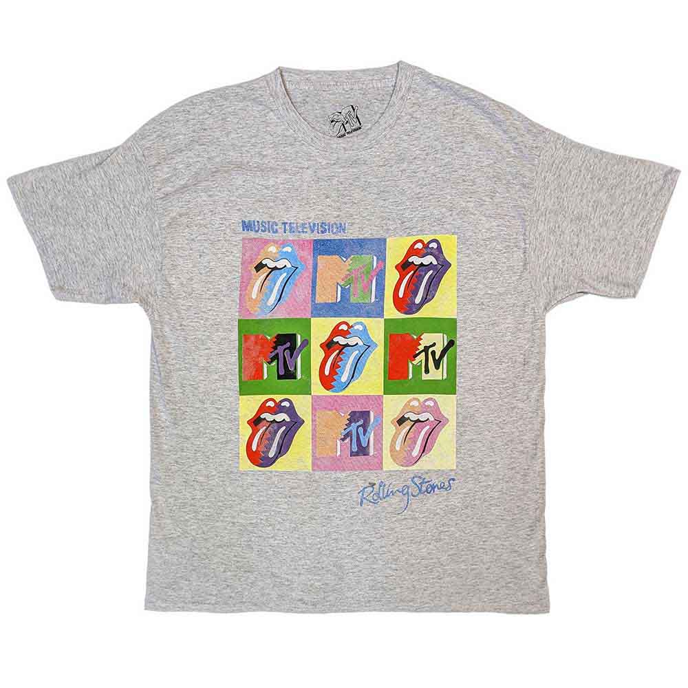 MTV T Shirt - Rolling Stones Warhol Squares