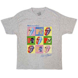 MTV T Shirt - Rolling Stones Warhol Squares