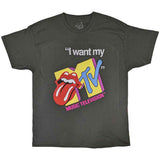 MTV T Shirt - Rolling Stones I Want My MTV