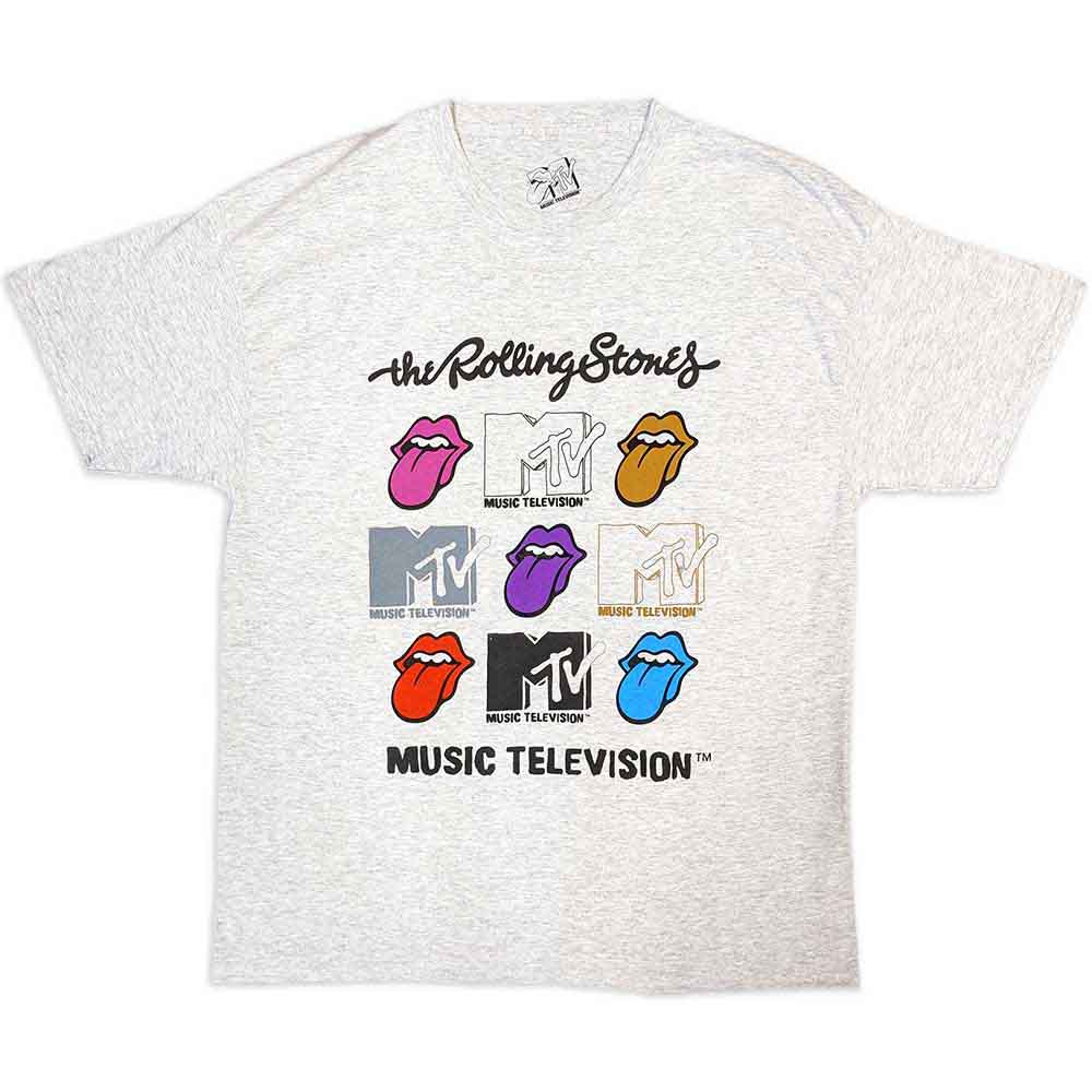 MTV T Shirt - Rolling Stones Logo Grids