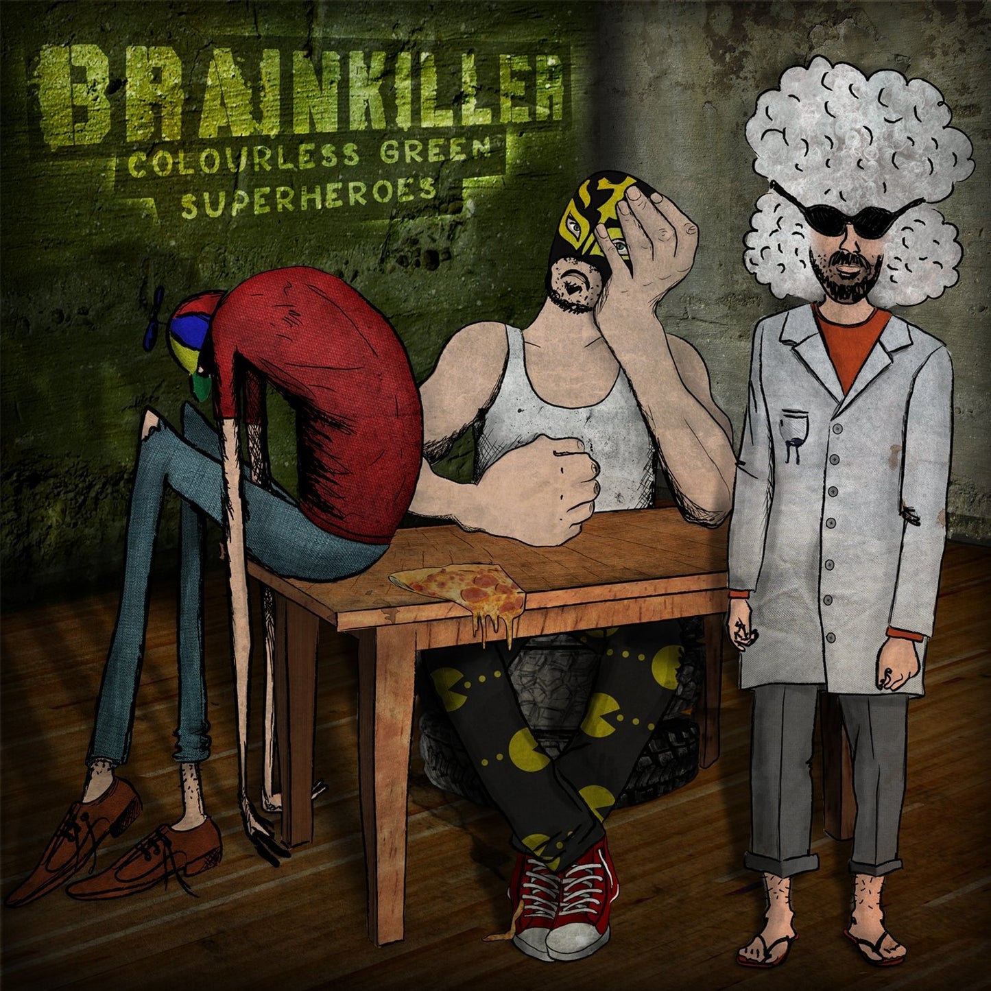 Brainkiller LP - Colourless Green Superheroes