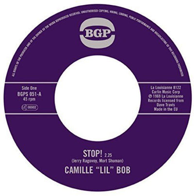 Camille 'Lil' Bob LP - Stop! | Buy Now For 24.99