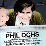 Phil Ochs LP - Live In Montreal 10/22/66 | Buy Now For 44.99
