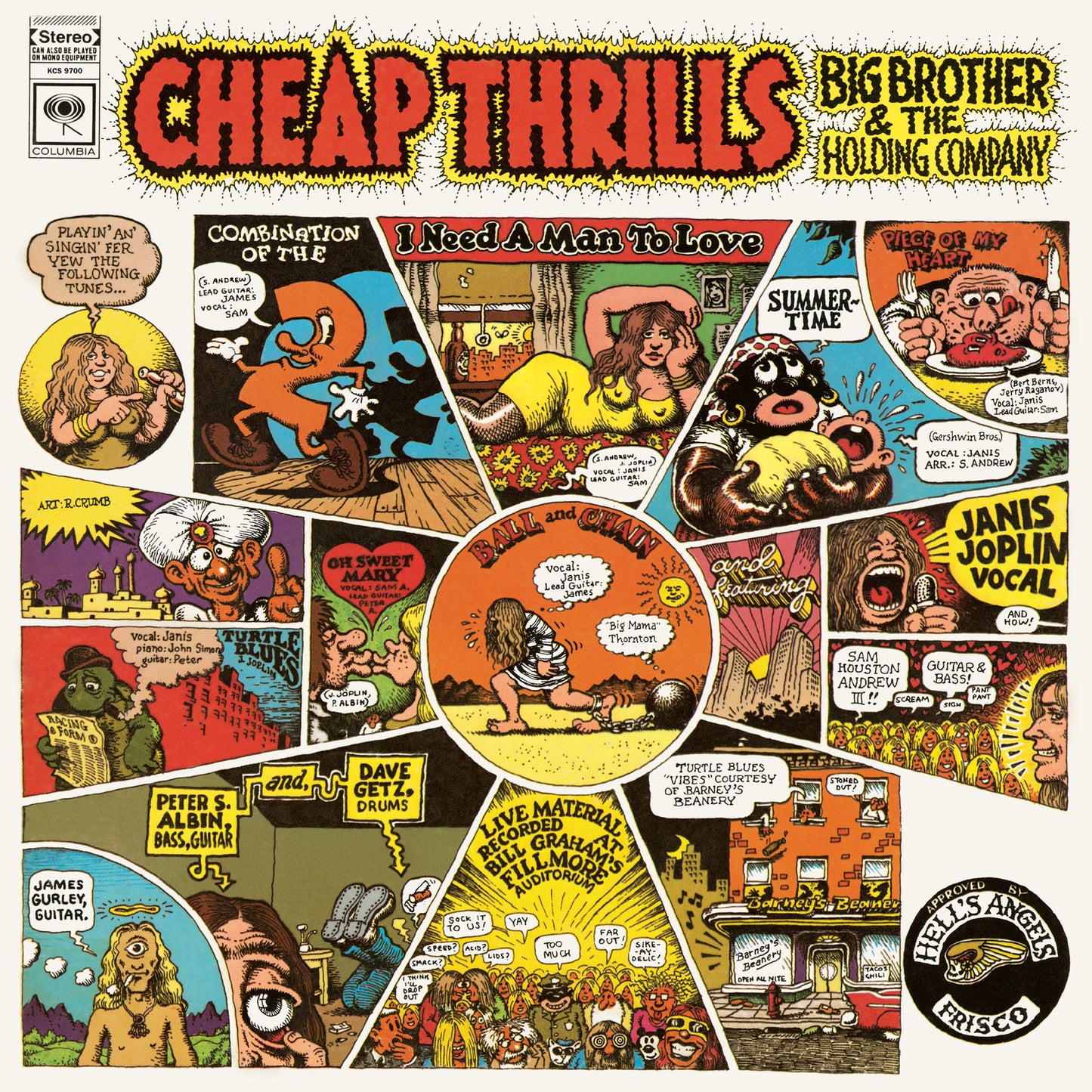 Big Brother & The Holding Co LP - Cheap Thrills