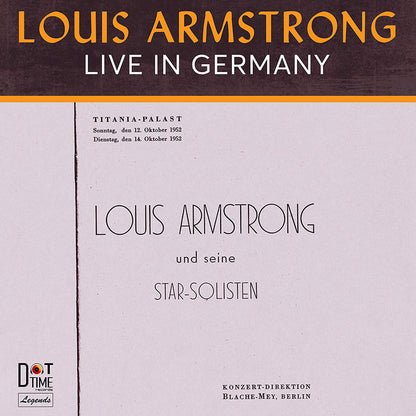 Louis Armstrong LP - Live In Germany 1952