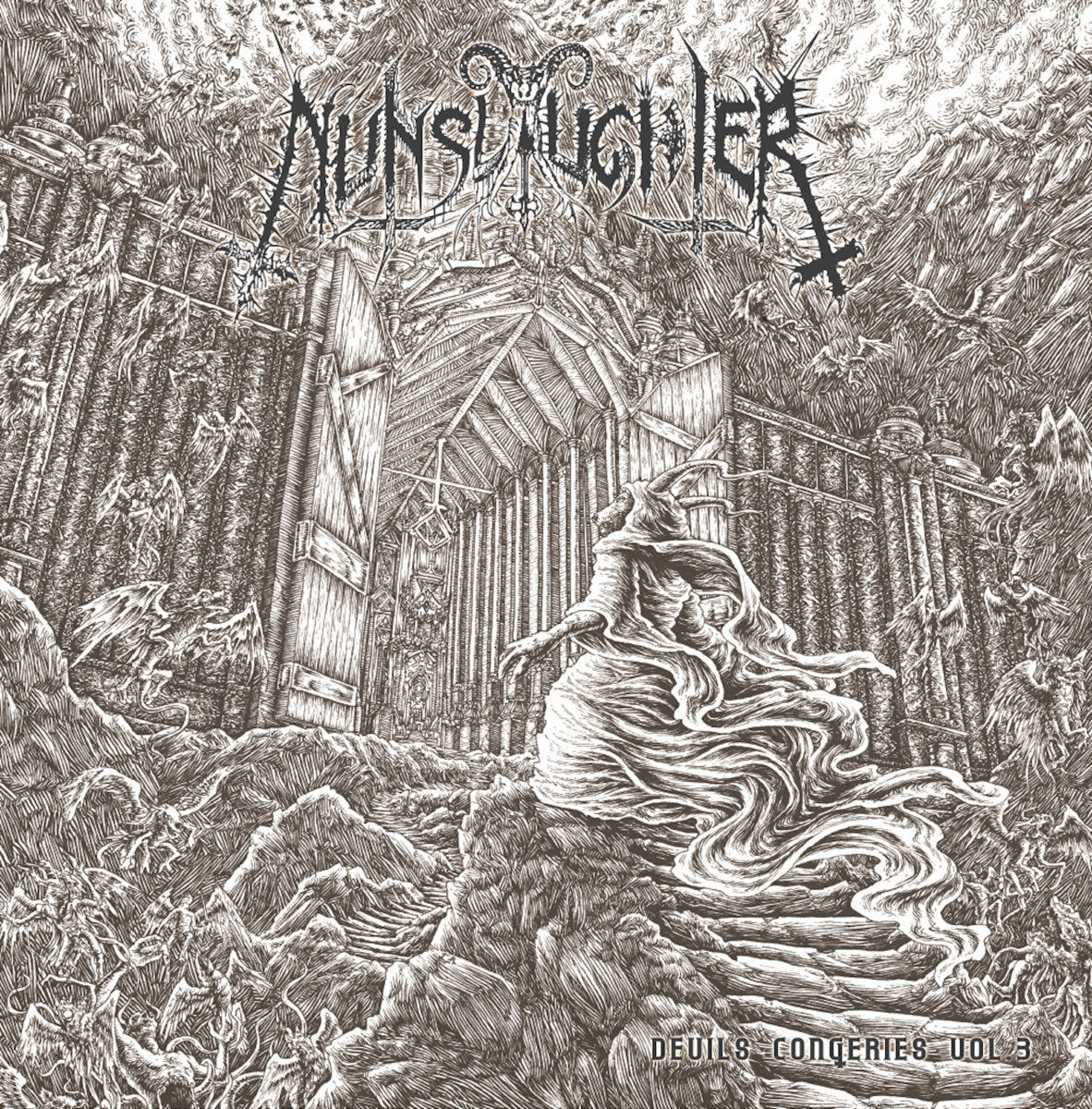 Nunslaughter LP - Devils Congeries Vol.3 (2Lp) | Buy Now For 44.99
