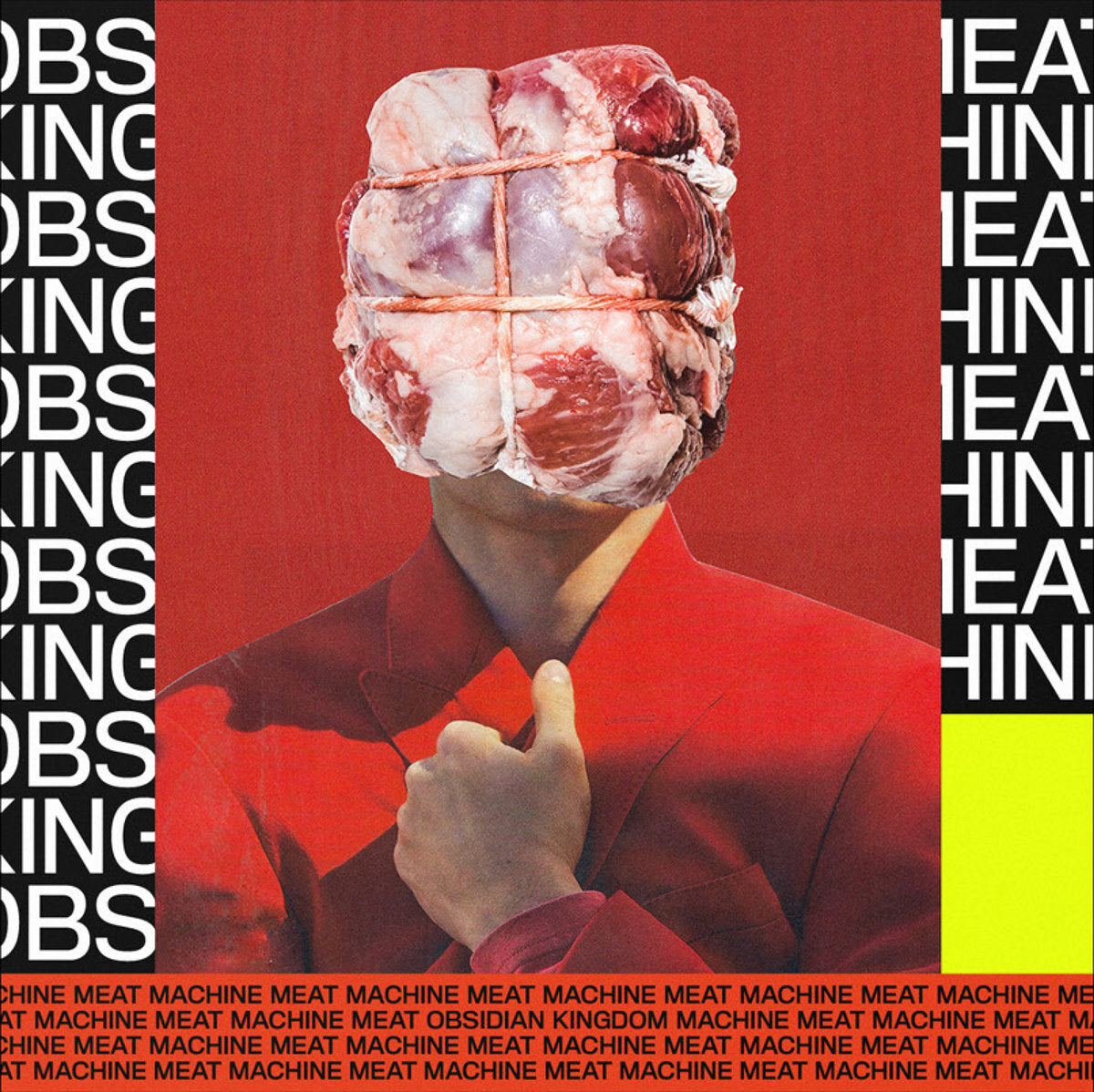 Obsidian Kingdom LP - Meat Machine (Red Vinyl) | Buy Now For 44.99