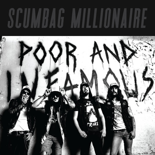 Scumbag Millionaire LP - Poor And Infamous (Magenta Vinyl) | Buy Now For 34.99