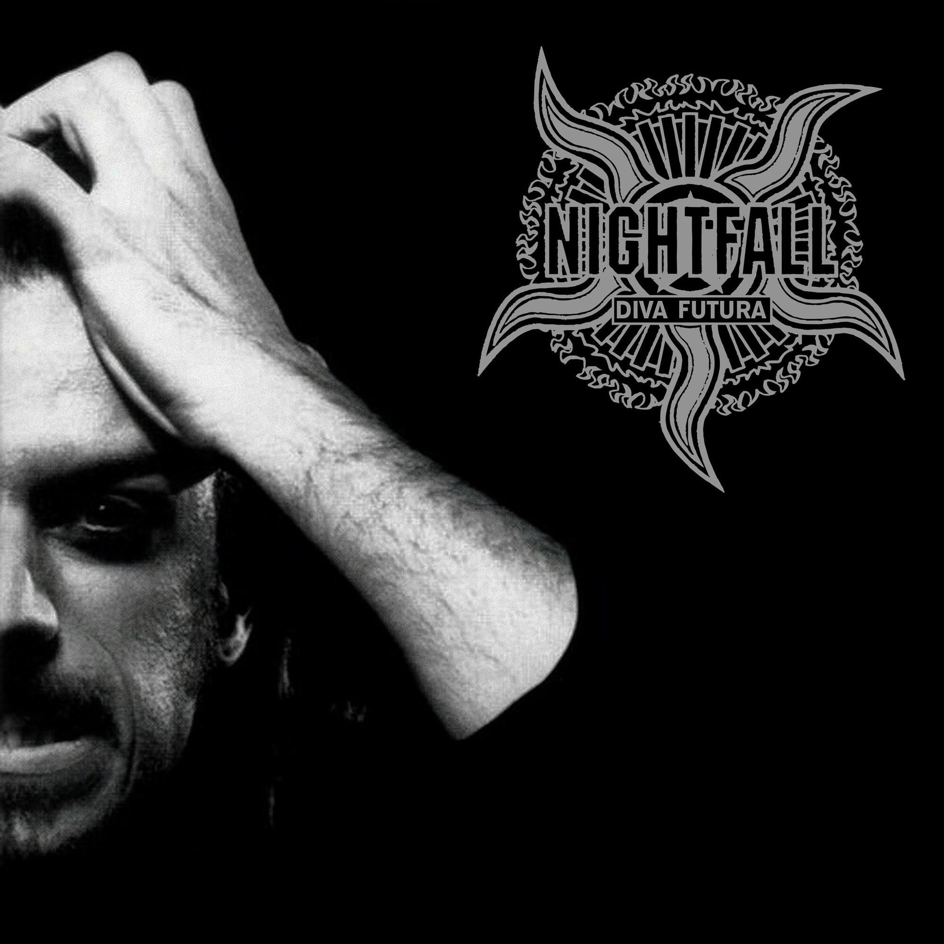 Nightfall LP - Diva Futura (Grey / Black Marble Vinyl) | Buy Now For 44.99