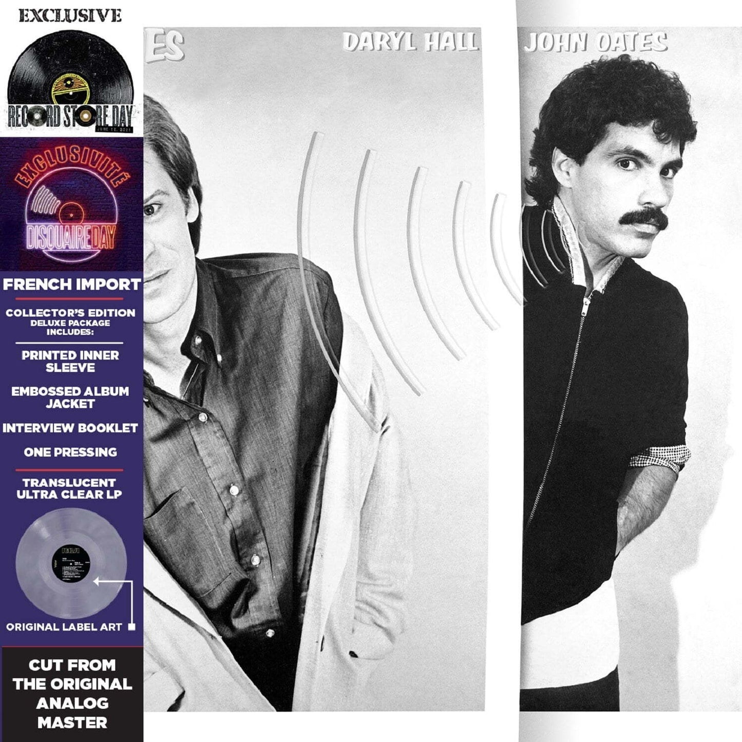 Hall & Oates LP - Voices (Clear Vinyl) (Rsd 2021) | Buy Now For 34.99