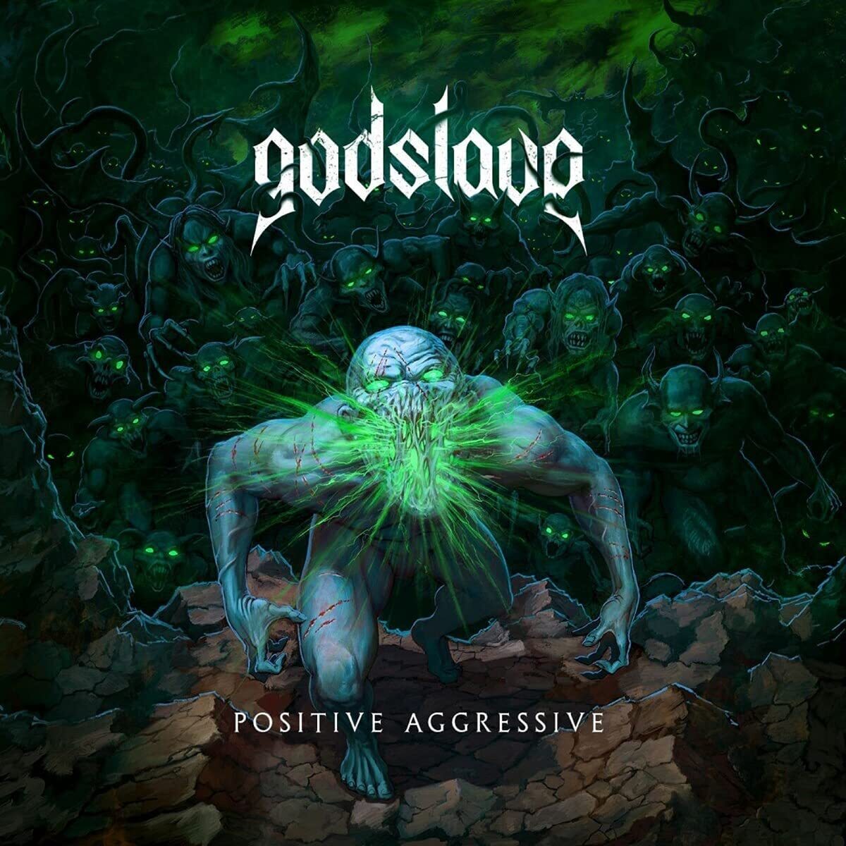 Godslave LP - Positive Aggressive (Green Vinyl) | Buy Now For 39.99