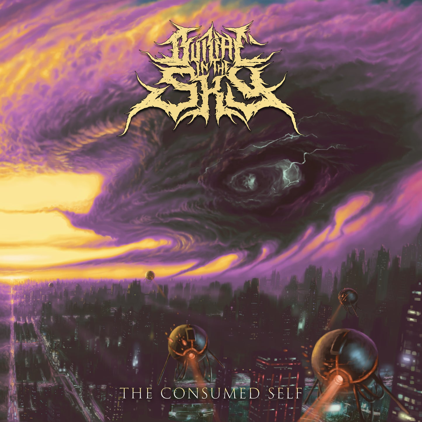 Burial In The Sky LP - The Consumed Self (Violet/Yellow Double Vinyl) | Buy Now For 44.99
