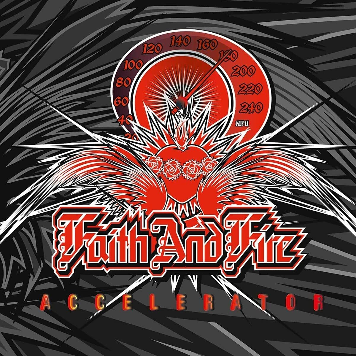 Faith And Fire LP - Accelerator (White/Red Splatter Vinyl) | Buy Now For 49.99
